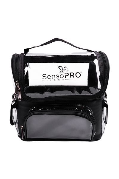SensoPRO Milano Cosmetic Bag, Vanity Travel Black