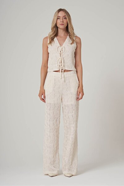 UTOPIAN Dantel Detaylı Pantolon