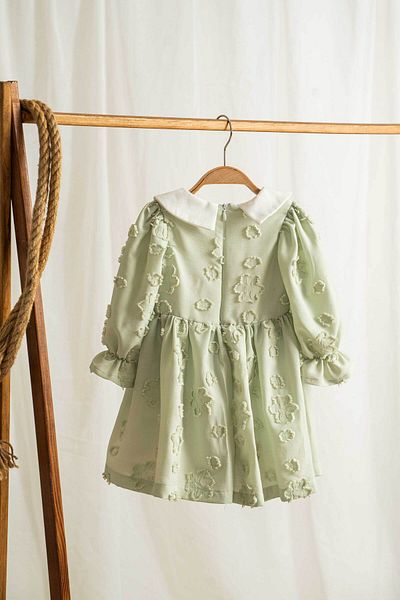 ZEHER Flower Long Sleeve Girl's Dress