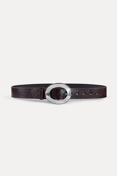 VATKALI Leather Belt with Antique Buckle