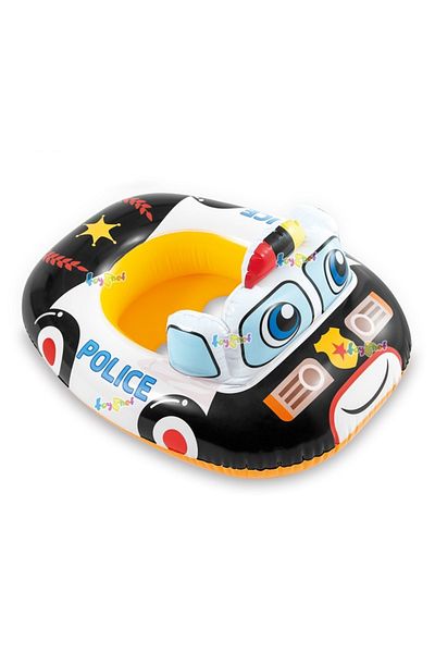 rexa inflatable float is shaped like a cartoon car
