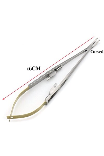 Choice رأس منحني TC بطول 16 سم لزراعة الأسنان الجراحية التقويمية حاملات الإبر...