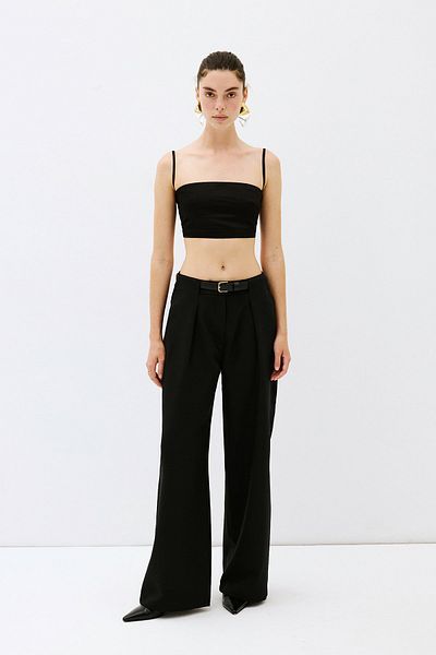 VATKALI Wide Leg Pants with Belt