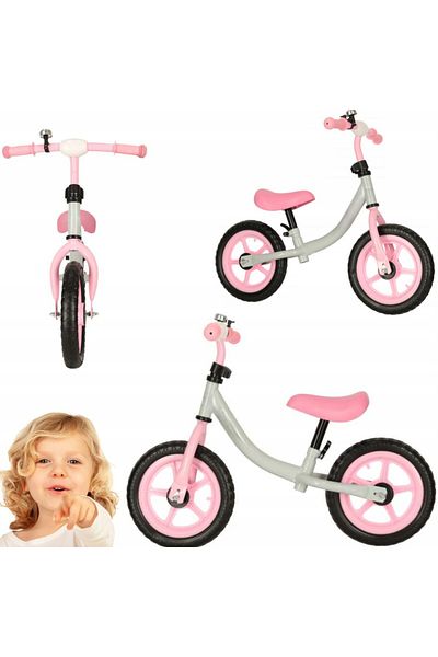 zola Bicicleta echilibru fara pedale, usoara, greutate max 35 kg, sa/ghidon reglabile, 80x40x48-57 cm
