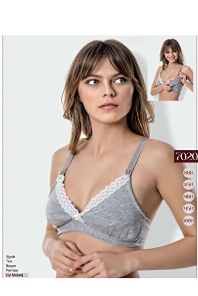 Pemseria Godewo Mammabra White Soft Cotton Lace Nursing Bra - 7020