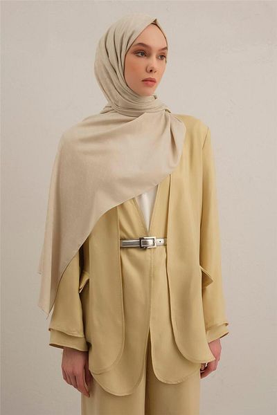 Armine Link Pattern Bamboo Cotton Shawl 17