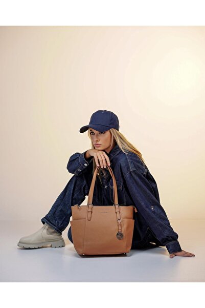 David Jones Kadın Omuz Çantası Camel