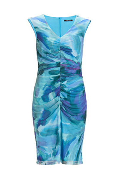 Swing Rochie de cocktail pentru femei 5AI21400 albastră