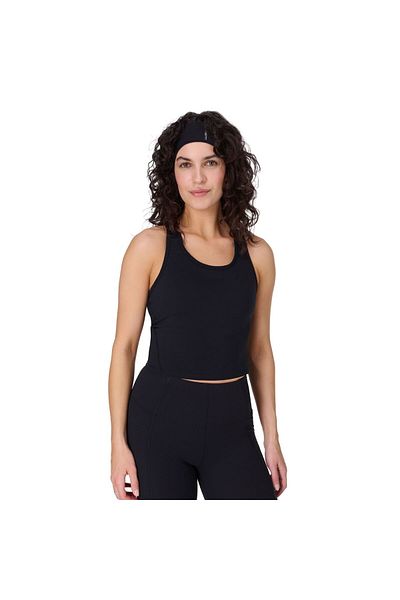 Sweaty Betty Power Medium Impact Crop Gym Women's Black Fitness Bra Women's Fitness Bra