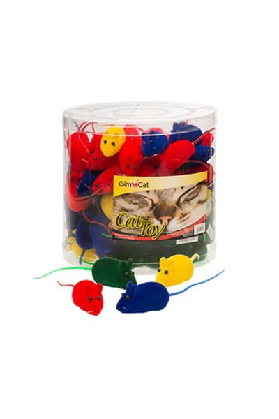 Gimcat Tube Soft Mice Cat Toy Per Piece