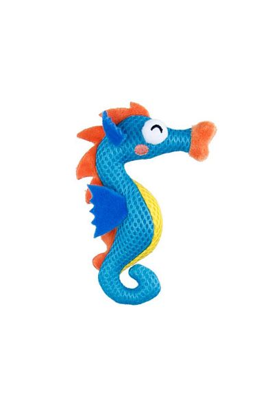 Gigwi GiGwi Dental Mesh Sea Horse Cat Toy - Blue