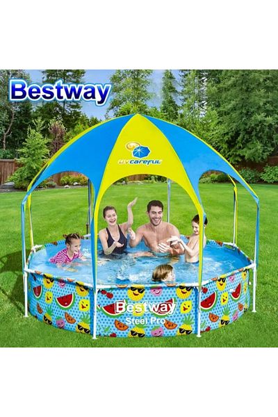 BESTWAY Steel Pro UV Sun Shade Cover 244Cm X 51Cm 26-56432