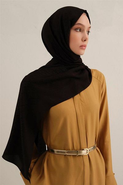 Armine Lyocell Naia Triangle Monogram Shawl 5 01