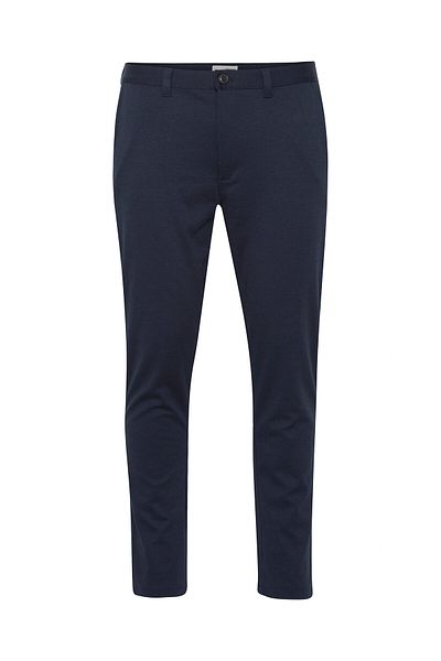 Solid Pantaloni din material textil pentru bărbați 21105110 Albastru marin