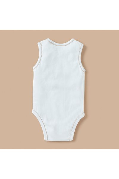 giggles Solid Sleeveless Bodysuit