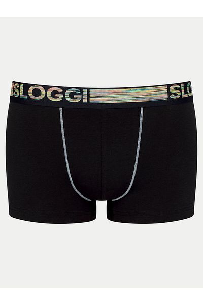 SLOGGI Set bărbătesc de 2 perechi de boxeri 10218485 Negru