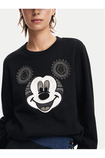 Desigual desigual Women's Sweatshirt 24WWSK10 Black