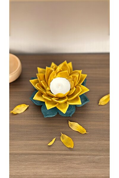 BKShape Flora Shine Lotus Çiçeği Mumluk