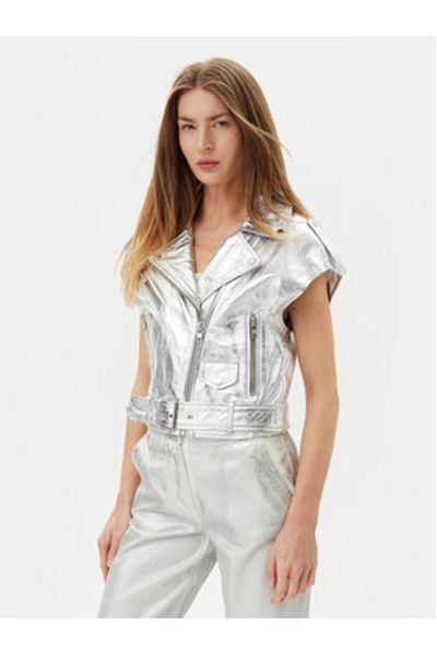 Serge Pariente Women's Sleeveless STEF GILET Gray
