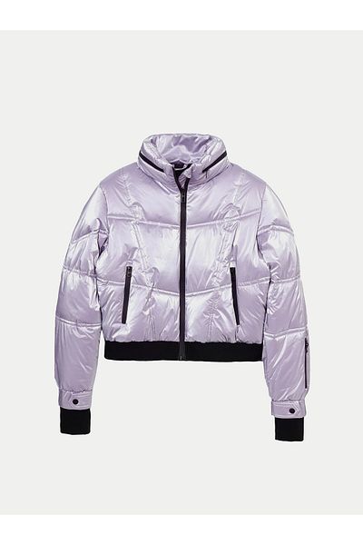 Desigual Women's Bomber Jacket 24WWEWBY Purple