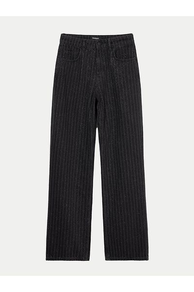 Desigual Women's Jeans 24WWDD58 Black