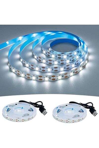 Choice 5m white light DC 5V USB LED Strip 2835 Putih Hangat Led Strip Cahaya TV Latar Belakang Pencahayaan