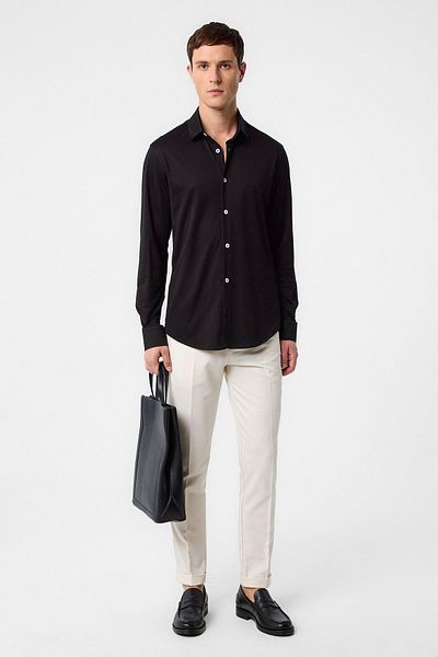 Antioch Black Slim Fit Men's Shirt
