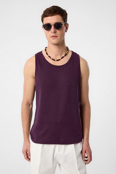 Antioch Claret Red Basic Men's Undershirt