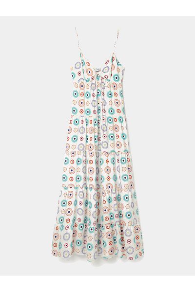 Desigual Rochie de vară pentru femei 24SWVW06 Alb