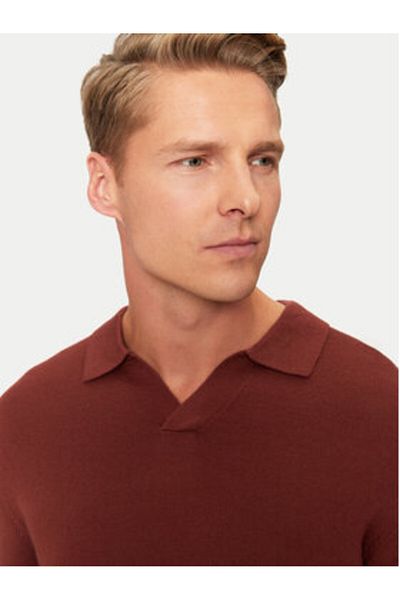 Sisley Men's Sweater 11BAS300J Red