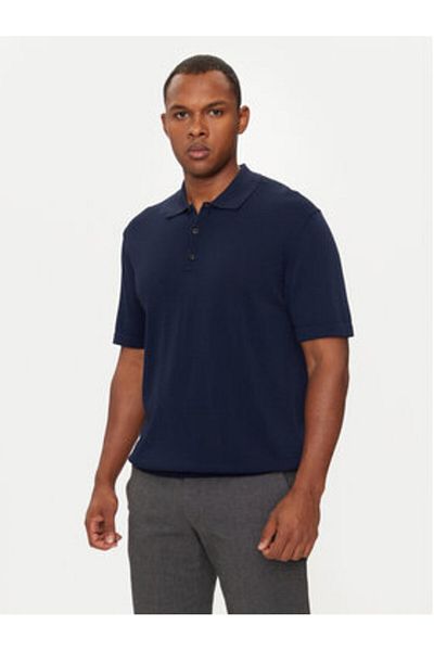 Sisley Tricou polo pentru bărbați sisley 112AS300H bleumarin