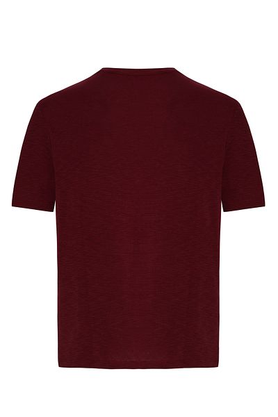 DOSXX Safe O-Neck T-Shirt 100% Cotton Ribbed Short Sleeve Men's Tshirt