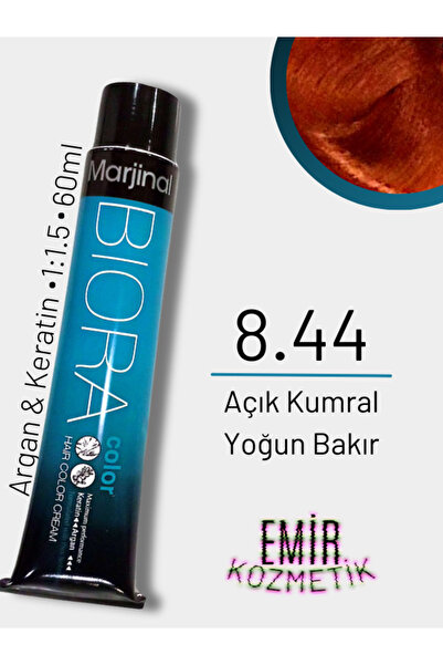 Marjinal Biora Saç Boyası - 8.44 Açık Kumral Yoğun Bakır