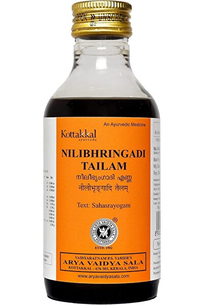 Kottakkal أيورفيدا نيليبرنجادي تيلام - 200 مل، غني بالمكونات الطبيعية، يساعد ...