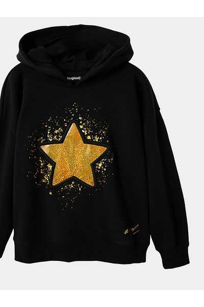 Desigual Girl Sweatshirt 23WGSK02 Black