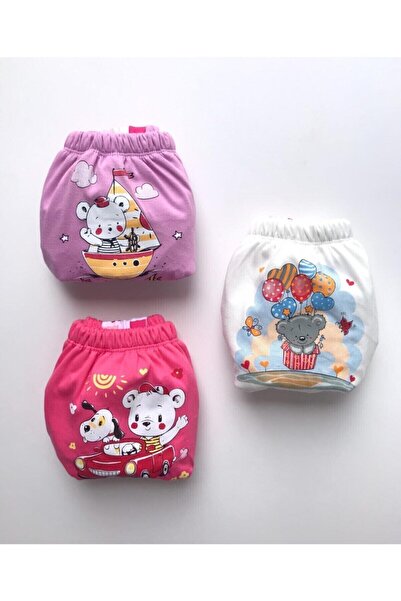 babixkids سراويل تدريب على استخدام المرحاض للأطفال 3 قطع (قد تكون هناك اختلافات في الأنماط)