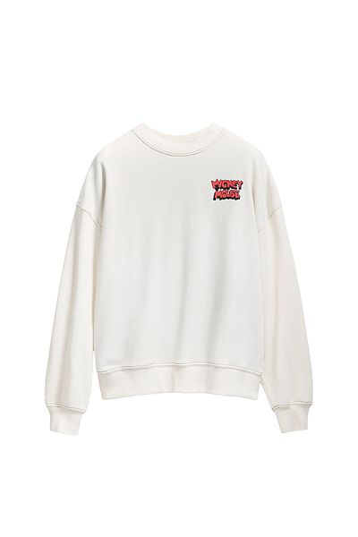 Desigual Women's Sweatshirt 25SWSK39 Ecru