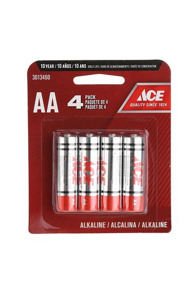 ACE AA Alkaline Battery Pack (4 Pc.)
