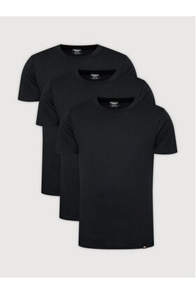 Dickies Dickies Set de 3 tricouri pentru bărbați DK621091BLK Negru