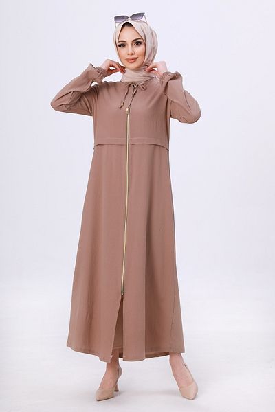 TOFİSA Capac cu fermoar Mink - 27072