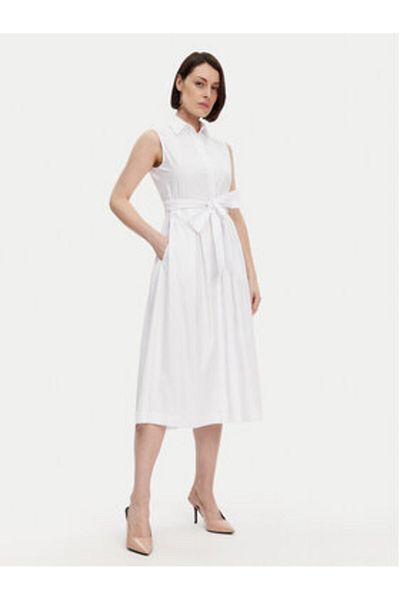 Silvian Heach Rochie tip cămașă pentru femei GPP25450VE albă