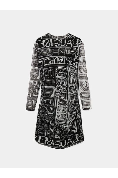 Desigual Women's Casual Dress 23SWVK23 Gray
