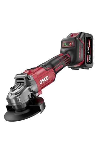 OSCO-TOOLS أوسكو جلاخة زاوية بطارية براشليس 4.5 بوصة، 20 فولت هو أداة قوية وم...
