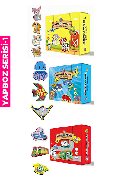 Çocuk Akademi Mıknatıslı Yapboz Serisi-1