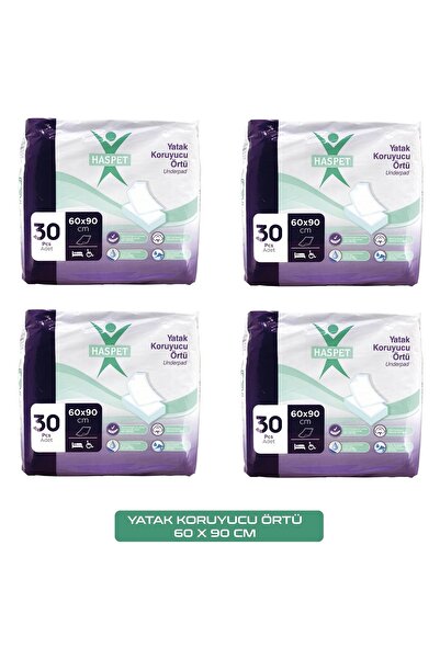 Has-Pet Haspet Yatak Koruyucu Örtü 60x90 cm 4lü (120 adet)