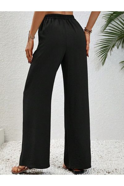 The Champ Clothing Women's Elastic Waist Comfortable Fit Aerobin Fabric Women's Trousers