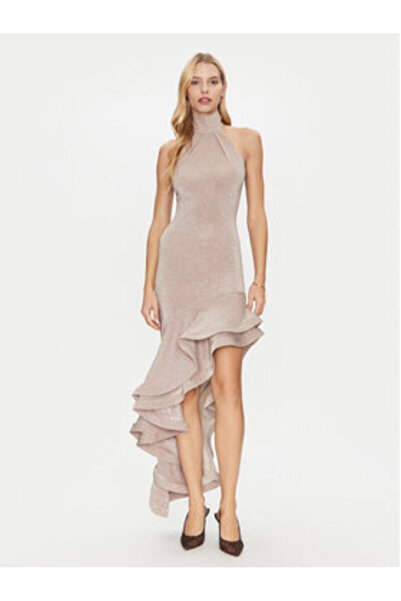 Simona Corsellini Rochie de cocktail pentru femei P25CEAB05701 aurie