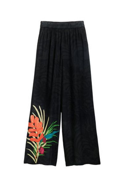 Desigual Women's Palazzo Pants 25SWMW02 Black