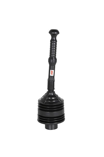 ACE Professional Plunger with Handle (Black)