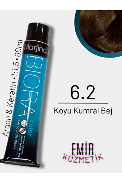 Marjinal Biora Saç Boyası - 6.2 Koyu Kumral Bej